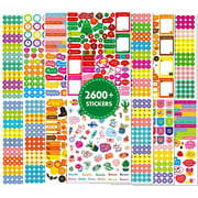 2600+ Pcs Planner Calendar Journal Chore Chart Stickers Set Elegant Design Accessories in Various Themes (Appointment,