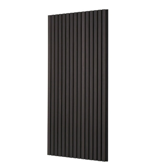 Black Oak Wood Acoustic Panel 23.6x47.2 Inch - Stylish Sound Absorbing Wall Cover
