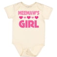 thumbnail image 3 of Inktastic Meemaw Girl Granddaughter Girls Baby Bodysuit, 3 of 5