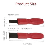 2Pcs Heavy-Duty Carbide Scraper Set, Gasket Remover & Cleaning Tool Kit with Non-Slip Ergonomic Grip for Automotive Maintenance
