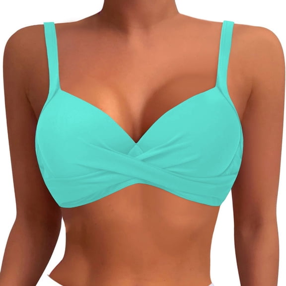 TIANZEN Women Underwire Bikini Tops Push Up Swim Top Bra Padded Bathing Suit Top 2025 Swimsuit Tops Bikini Top