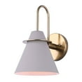 thumbnail image 3 of Canarm  Metal Shade Vanity Light 1 Light - Grey and Gold, 3 of 5