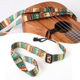 thumbnail image 3 of BJYX Ethnic Style Guitar Strap Adjustable Ukulele Shoulder Strap Neck Sling Belt, 3 of 12