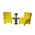 thumbnail image 1 of Juego de sofá americano en miniatura para casa de muñecas, muebles para casa de muñecas, escala 1/12, manualidades, mini adorno, juego de mesa y sofá Amarillo, 1 of 6