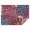 Red and Blue, variant on Red and Blue Floral Pattern Rectangle Tablecloth 60"x84",Waterproof Polyester Rectangle Table Cloth, Wipeable Spillproof Polyester Tablecloth for Dining, Camping, Indoor and Outdoor