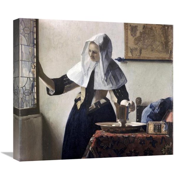 22 in. Woman with a Water Jug Detail Art Print