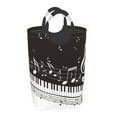 thumbnail image 2 of Lsque Piano Keys With Musical Notes Laundry Basket, Laundry Hamper, Dirty Clothes Hamper for Laundry, Collapsible, Waterproof Laundry Baskets with Aluminum Handles for Laundry, Dorm, Family, 2 of 6
