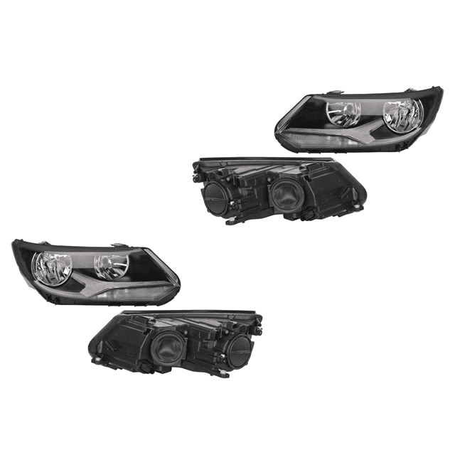 Par de FAROS TIGUAN 2012 al 2016 VOLKSWAGEN DEPO .