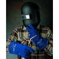 thumbnail image 2 of Blue Beast 4600-XL Select Side-Split Leather Welding Work Gloves, XL, Blue, Gauntlet Cuff, 1 Pair, 2 of 8
