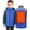 Blue, variant on Lilgiuy Kids Heated Vest Winter Warm USB Charging Lightweight Padded Heating Vest Electric Jacket Body Warmer for Skiing (without mobile power)