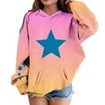 thumbnail image 5 of Elvqul Teen Girls 10-12 Sweatshirts Hooded Pink Fleece Pullover with Pocket Long Sleeve Graphic Sweatshirts for Girls Casual, 5 of 7