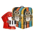 thumbnail image 6 of TSOVTHRID Owl Oil Painting Wood Print Kitchen Stand Mixer Cover Waterproof Small Appliance Covers Fingerprint Resistant Dust Cover with Pocket for Various Kitchen Appliance Accessories,L, 6 of 7