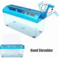 thumbnail image 3 of Paper Cut Shredder Fast A4, Portable, Confidential Mini Desktop Shredder with NonSlip Base for Paper, Notes, Bills, Portraits, 3 of 5