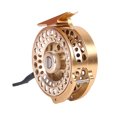 thumbnail image 1 of Wosthever Rueda de pesca con mosca, agua salada, agua dulce, corriente de agua de mar, carrete de pesca, aparejos portátiles, accesorios de Pescar Oro, 1 of 6