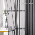 thumbnail image 3 of Sheer Curtains es Long with Eyelet Sheers Window Curtains Panels Privacy Light Filtering Voile Grommet Top Drapes for Living Room/Hotel Rideaux ( Wide ), 3 of 6