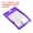 Purple, variant on Uxcell 5.9x4.1" Holographic Bags, 100 Pack Aluminized Plastic Resealable Storage Bags for Small Things, Black