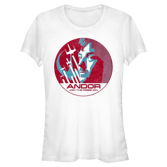 Juniors Star Wars: Andor Cassian Join the Rebellion Badge T Shirt