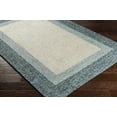 thumbnail image 3 of BoutiqueRugs Padada Bordered Navy Wool Area Rug - Navy, Teal, Pale Blue - 10' x 14', 3 of 13