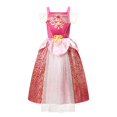 thumbnail image 3 of Disfraz de princesa Disney para niña, Reina de la nieve, Elsa, Anna, vestido de fiesta de cumpleaños, vestido de fantasía de Halloween, Cenicienta, Rapunzel, 3 of 5