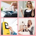 thumbnail image 4 of Atefa 16 Pcs Credit Card Skin Cover Set Debit Card Stickers Elegant Waterproof PVC ID Cover Anti-wrinkling for Transportation Fun Gift Idea (Flower, Beige), 4 of 7