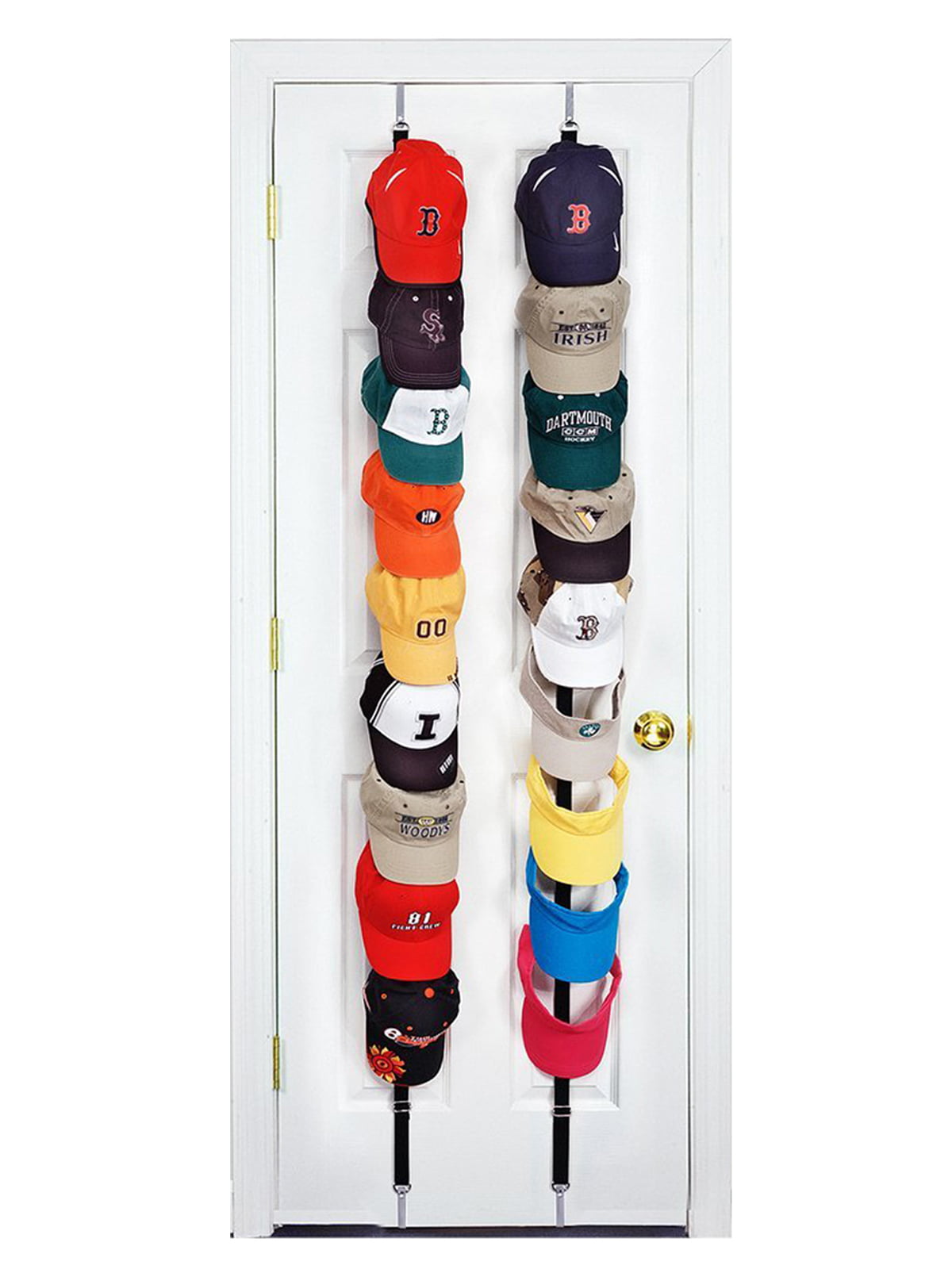 Details about   Baseball Cap Closet Rack Hat Holder Rack Home Organizer Storage Door Hanger 2PCS