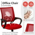 thumbnail image 5 of PayLessHere Ergonomic Office Chair, Lumbar Support, Swivel Rolling for Women(Red), 5 of 7