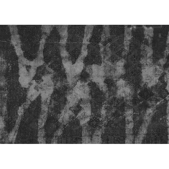 Ahgly Company Indoor Rectangle Abstract Gray Modern Area Rugs, 8' x 10'