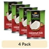 (4 pack) Thai Kitchen Gluten Free Organic Unsweetened Coconut Milk, 13.66 fl oz Can