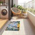 thumbnail image 4 of Yayeee Doormat for Indoor Entrance 32" x 20" Non Slippery Floor Rug, Colorful Leaves, 4 of 8