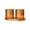 Orange, variant on Cinvoph 12oz 2pcs Mouthwash Cup with Holder Set for Couple Home Bathroom Use Convenient Travel Brushing Cup, Gray