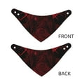 thumbnail image 3 of Honeii Red Gothic Skeleton Throne Print Pet Scarf Dog Bandanas for Dogs Triangle Dog Scarfs,Bandana Pet Cute Scarf Bibs for Small Medium Dogs and Cat-Medium, 3 of 5