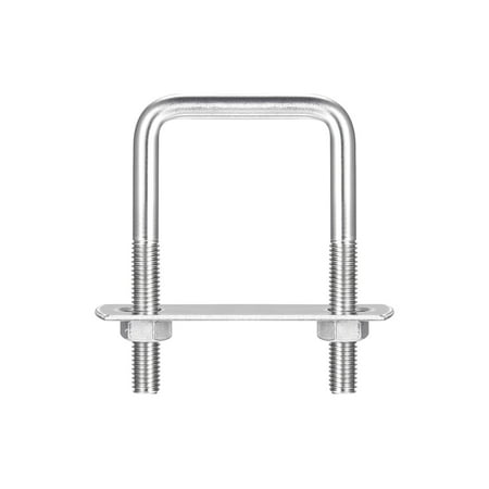 

Uxcell Square U Bolts W Nuts and Plate M8x47mmx80mm