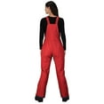 thumbnail image 3 of Arctix Waterproof Insulated Overalls Snow Bibs Winter Clothes for Women, Formula One Red L, 3 of 4