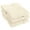 Cream, variant on Premium Egyptian Cotton Highly Absorbent Assorted 6-Piece Plush Towel Set - 13" x 13"