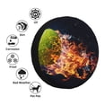 thumbnail image 4 of Naloa Tennis Ball In Fire1 PVC Leather Spare Tire Wheel Cover Spare Tire Cover, for Car Truck SUV Camper Trailer Universal Fit(14-17in)-17 inch, 4 of 6