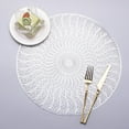 thumbnail image 3 of Sunjoy Tech Table Placemat Durable Hollow Design Anti Scald Mats Functional Table Mat for Home Kitchen, 3 of 8