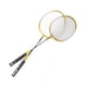 thumbnail image 1 of Raqueta De Bádminton, Reduce La Resistencia Al Aire Juego De Raquetas De Bádminton aleación De Hierro Para Entrenamiento Elemental, 1 of 7