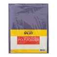 thumbnail image 2 of School Smart 1540640 Take Home Heavy-Duty Folder, Purple - Pack of 24, 2 of 7