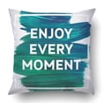 thumbnail image 1 of BOSDECO You Can Do It Motivation Acrylic Stroke Text Lettering Of Inspirational Saying Pillowcase Cover Cushion 18x18 inch, 1 of 1