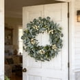 thumbnail image 4 of Spring Door Wreath, 20" Artificial Spring Wreath with Greenery, White Berries and Floral Accents - Spring Wreaths for Front Door, Outdoor All Year, Spring Decor for Home,Porch, Party, 4 of 7