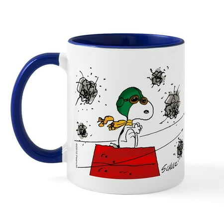 

CafePress - Flying Ace Dodging Bullets Mug - 11 oz Ceramic Mug - Novelty Coffee Tea Cup