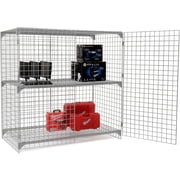 Global Industrial Wire Mesh Security Cage, 72 x 36 x 72