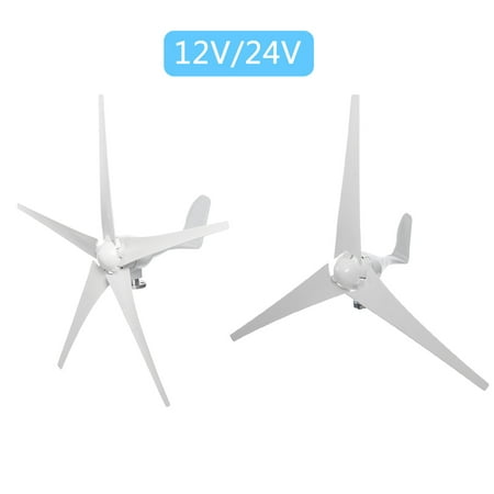 Wind Turbine Generator 800W 3 / 5 Blades(with controller) (Excluding Controller) Max 810w 12V/24V/Windmill Power Green Energy Generating Electric Air