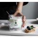 thumbnail image 3 of Tazas bonitas, tazas de té y café, tazas de vidrio para parejas de leche, tazas divertidas de San Valentín, regalos de cumpleaños para el día #39, compatibles con usted Afortunado Sencillez, 3 of 4