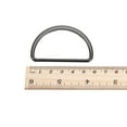 thumbnail image 4 of Metal D Rings Buckle, 20 Pack 50mm(1.97") 2mm Thick Welded D Rings Buckle, Dark Gray, 4 of 5
