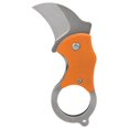 thumbnail image 4 of Cuchillo portátil de acero inoxidable con hoja de garra de águila, minicuchillo plegable para exteriores con llavero, color naranja, 4 of 9