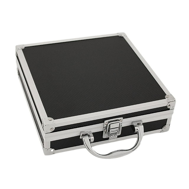 VONKY Mic Gear Storage Box Hard Case Shell S Black Carrying Instrument Hard Case Box Black M