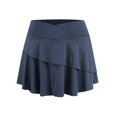 thumbnail image 6 of UoCefik Womens Tennis Skirt Crossover Golf Skorts Skirts Lightweight Athletic Skirt with 3 Pockets Workout Pickleball Dark Blue S, 6 of 7