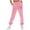 Pink, variant on USNSM Sweatpants for Women Trendy Love Heart Graphic Jogger Pants Casual Elastic High Waisted Trousers with Pocket Gray XL