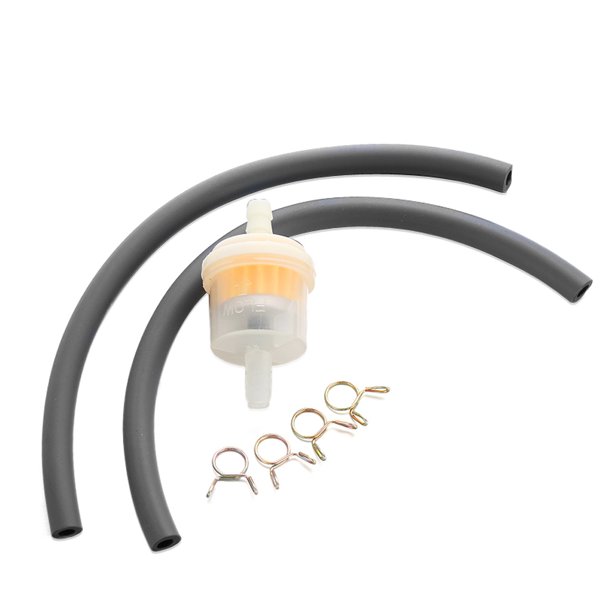 Filtro de combustible de Gas tubo de filtro de aceite de combustible de 5mm de diámetro para ATV Dirt Bike Kart Scooter JShteea Accesorios para autos y motos